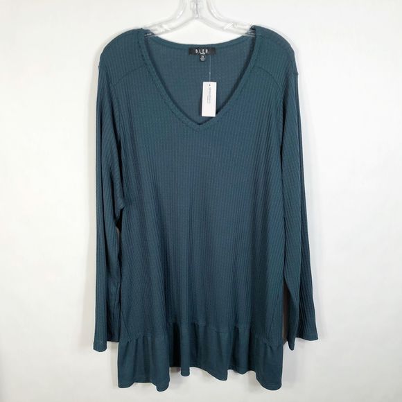dressbarn Tops - Dressbarn BLEU Plus Size 2X Blouse Green 789